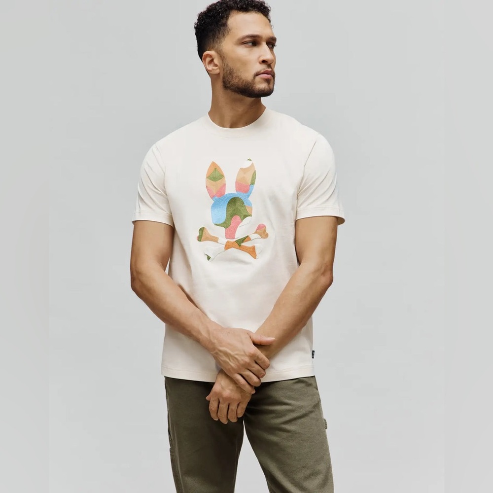 Psycho Bunny Mens Ara Graphic Tee